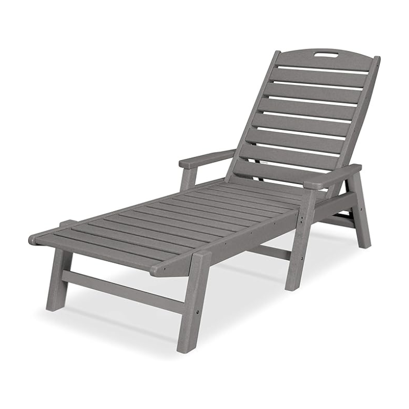 POLYWOOD Nautical Chaise with Arms (Slate Grey).png
